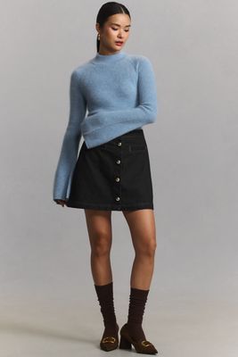 The Juliet Crew-Neck Cardigan Sweater: Cotton Blend Edition