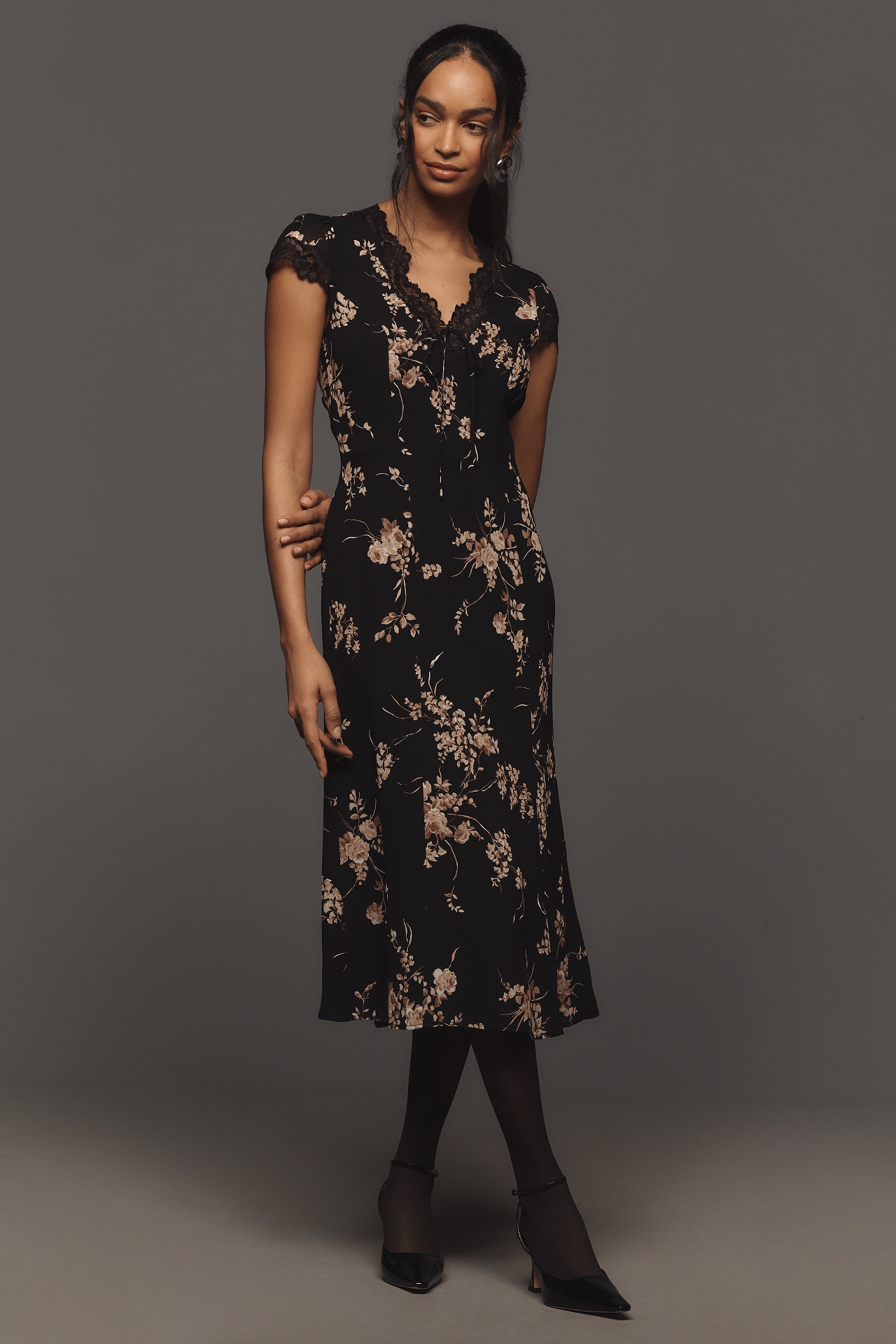 Reformation Tiffie Midi Dress