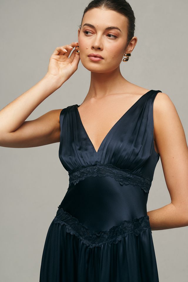 Reformation Stasia Sleeveless Silk Midi Dress #1
