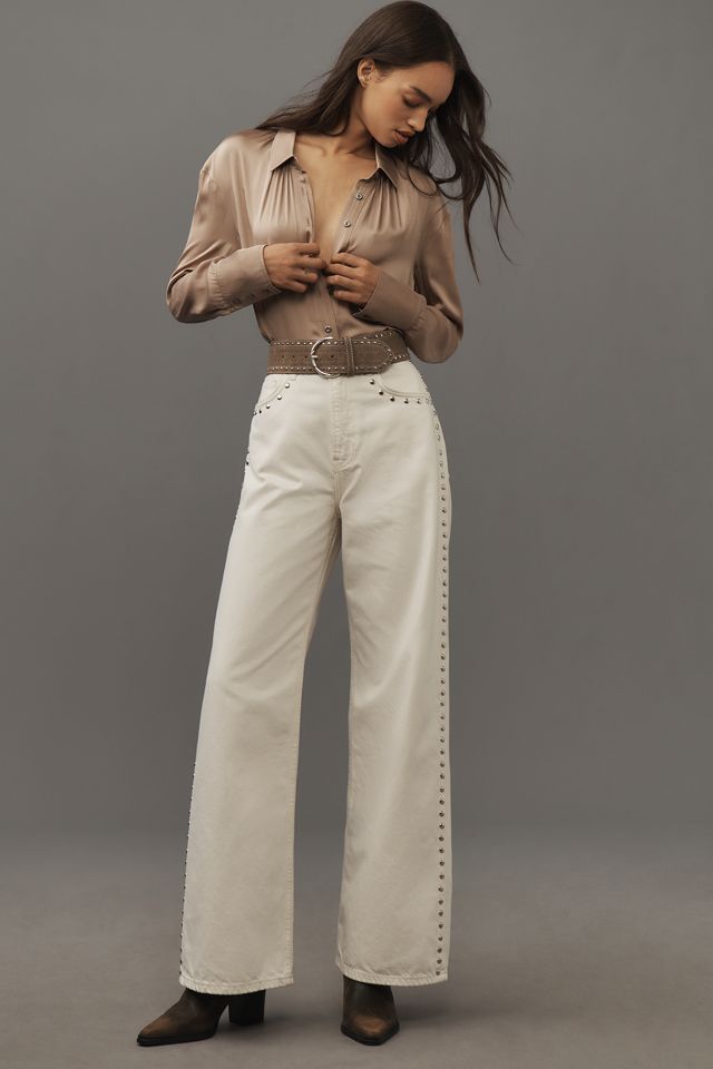 Reformation Cary High-Rise Slouchy Wide-Leg Jeans #1