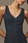 Reformation Serafina Mermaid Skirt Sleeveless Denim Dress