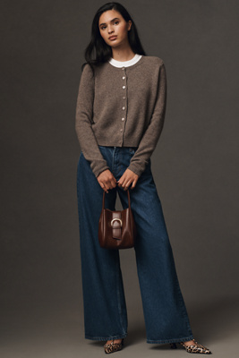 Reformation Cary Low-rise Slouchy Wide-leg Jeans In Blue