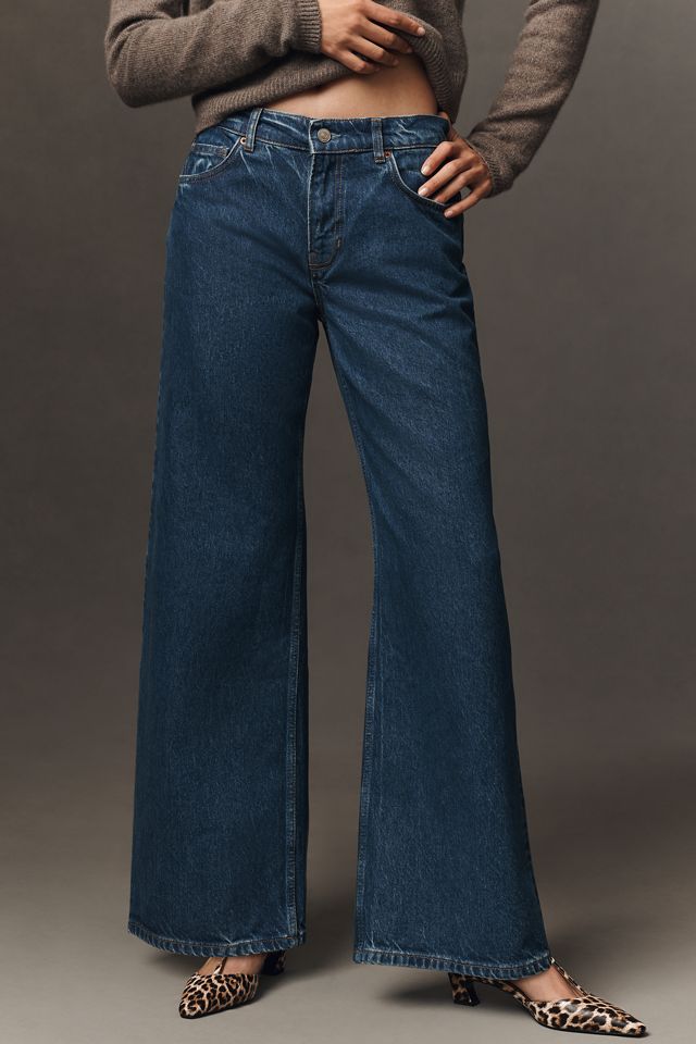 Reformation Cary Low-Rise Slouchy Wide-Leg Jeans #1