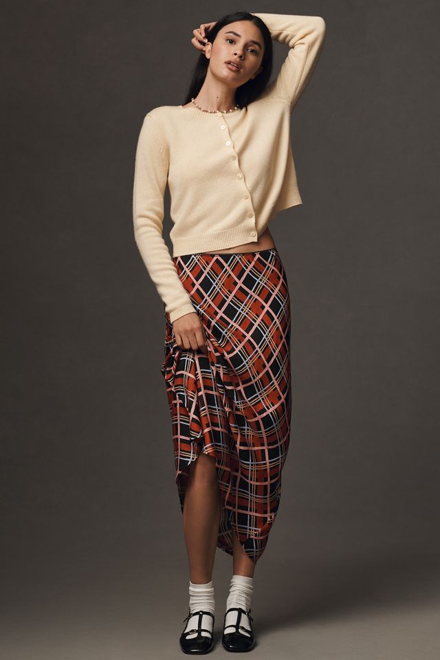 Reformation Clara Cashmere Crew Cardigan Sweater #3