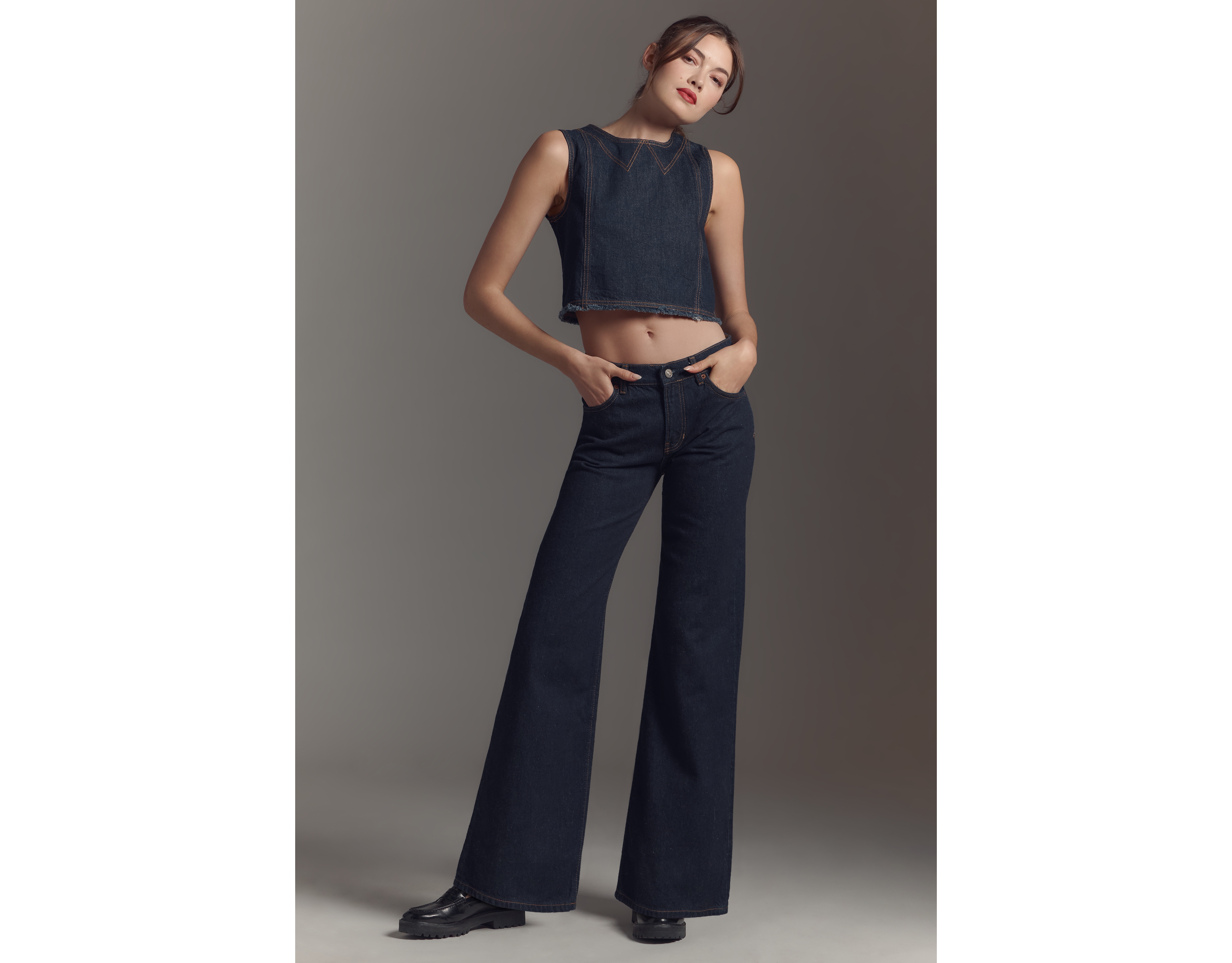 Reformation Cary Low-Rise Slouchy Wide-Leg Jeans