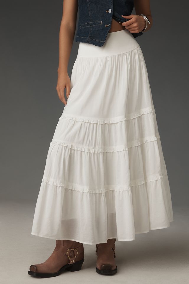 Reformation Tiered Midi Skirt #2
