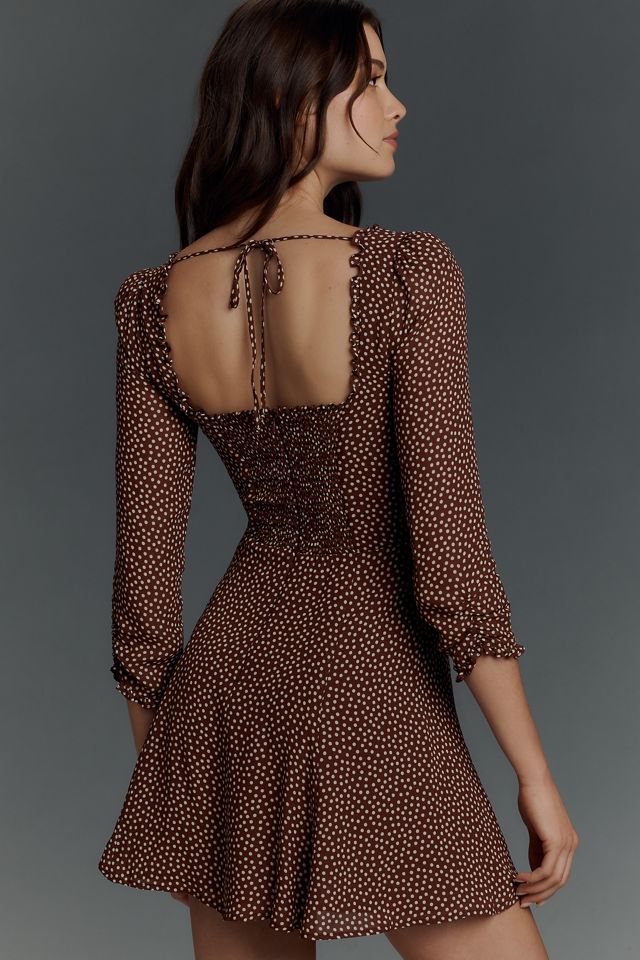 Reformation Remi Long-Sleeve Mini Dress #1