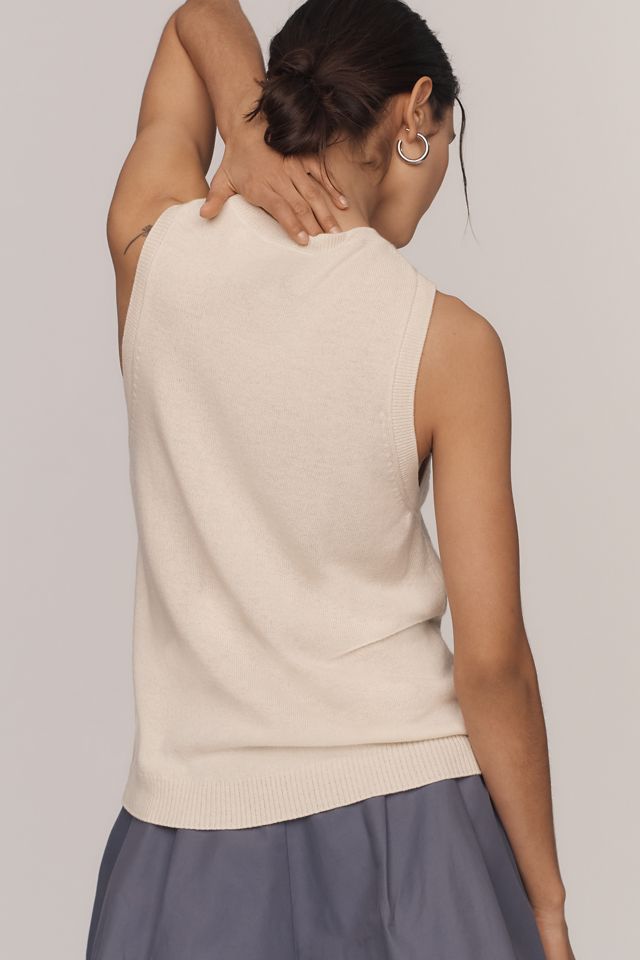 Reformation Reese Cashmere Sweater Tank #1