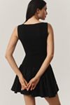 Reformation Defina Drop-Waist Knit Mini Dress