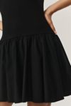 Reformation Defina Drop-Waist Knit Mini Dress