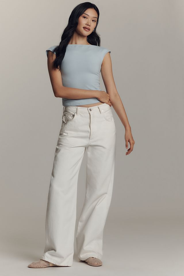Reformation Darra Knit Top