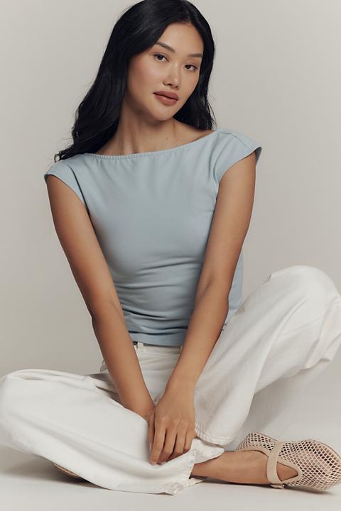 Reformation Darra Knit Top
