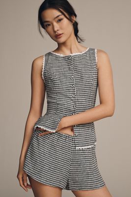 Reformation Tiffie Linen Shorts