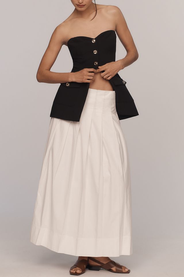 Reformation Zinnia Low-Waist Maxi Skirt #1