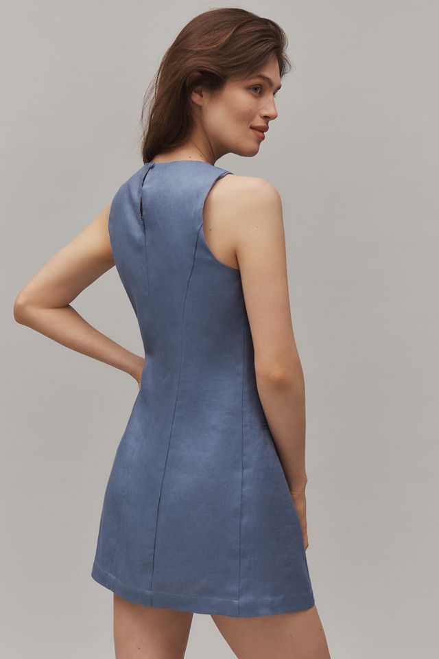 Reformation Citron Linen Mini Dress #1