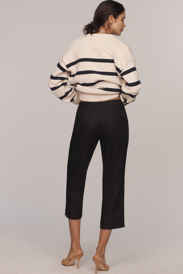 Reformation Petra Linen Pedal Pusher Pants #3
