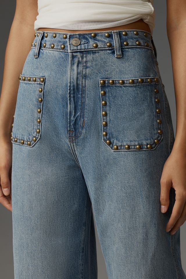 Reformation Cary Stretch High-Rise Slouchy Wide-Leg Jeans #3