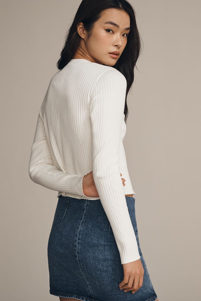 Reformation Joanne Cotton Blend Cardigan #1