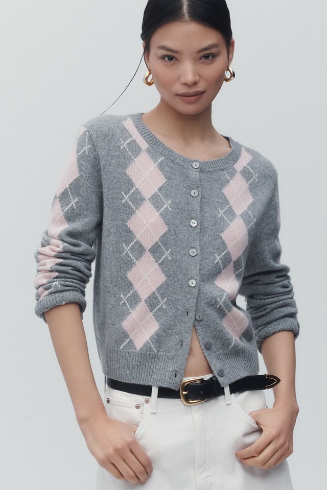 Reformation Clara Cashmere Crew Cardigan Sweater #2