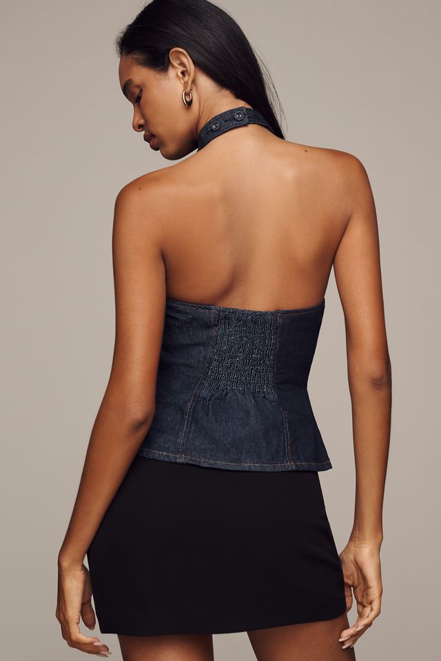 Reformation Tate Denim Top #2