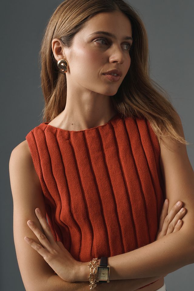 Reformation Callie Cotton Sweater Tank #3
