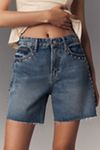 Reformation Raye Mid-Rise Relaxed Jean Shorts