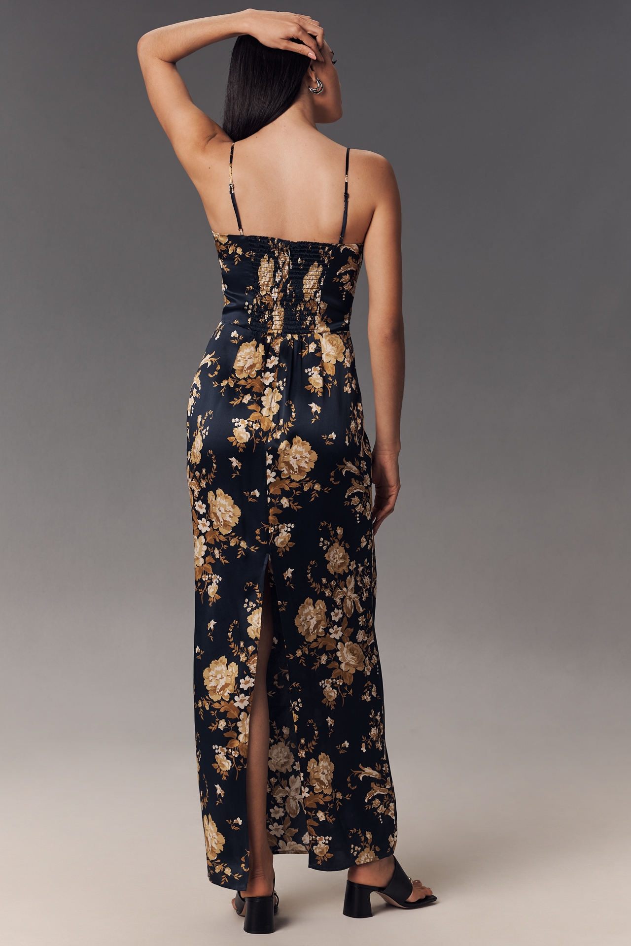 Reformation Frankie Silk Maxi Dress