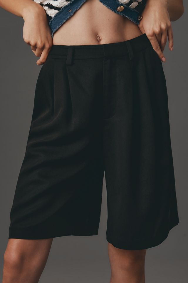 Reformation Drew Low-Rise Bermuda Shorts #1
