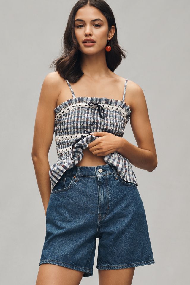 Reformation Raye Mid-Rise Relaxed Jean Shorts #3