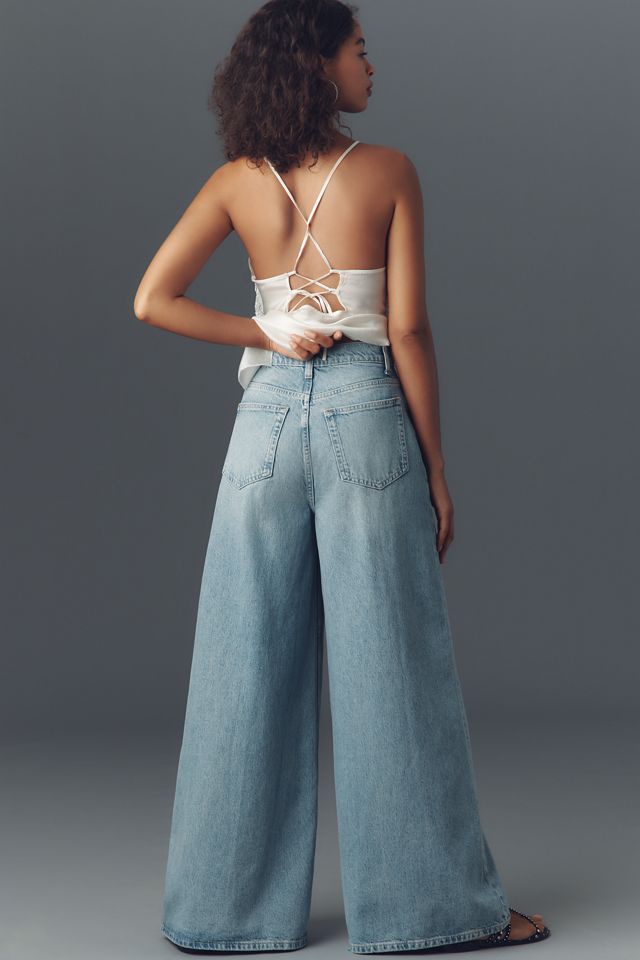 Reformation Addyson High-Rise Wide-Leg Jeans #1