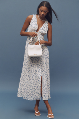 Reformation Ceara V-neck Midi Dress