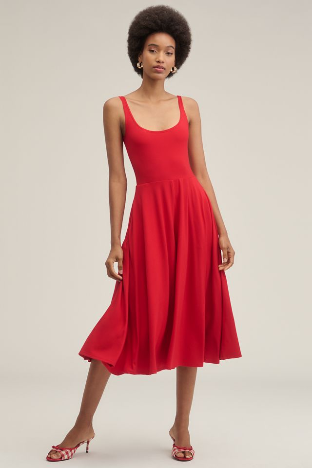 Reformation Rou Sleeveless Knit Midi Dress
