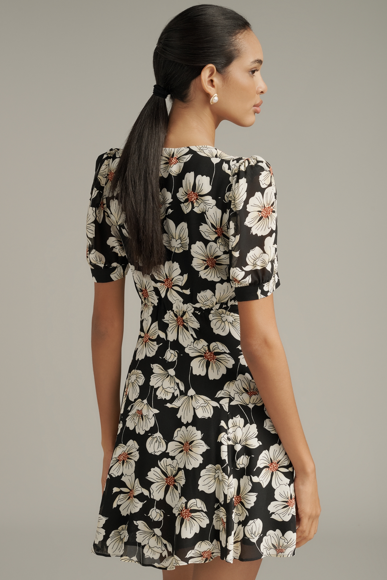 Reformation Rebecca Sweetheart Mini Dress