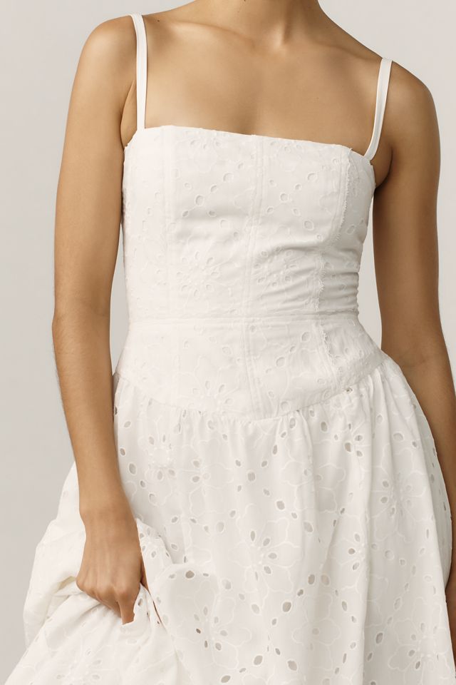 Reformation Katarin Eyelet Midi Dress #2