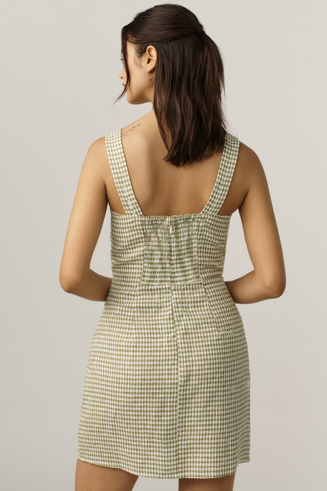 Reformation Celosia Linen Mini Dress