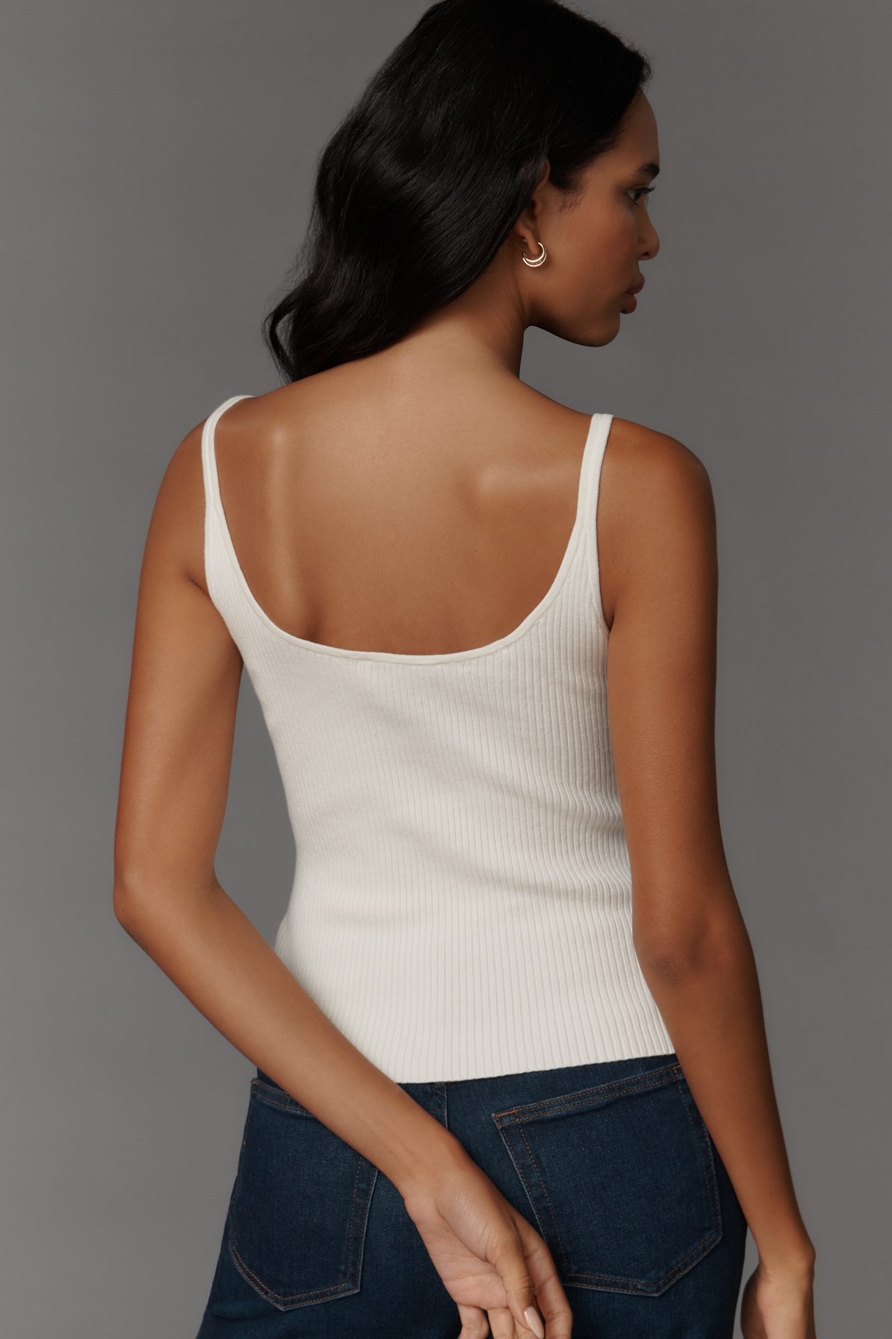 Reformation Eloise Cotton-Blend Tank Top