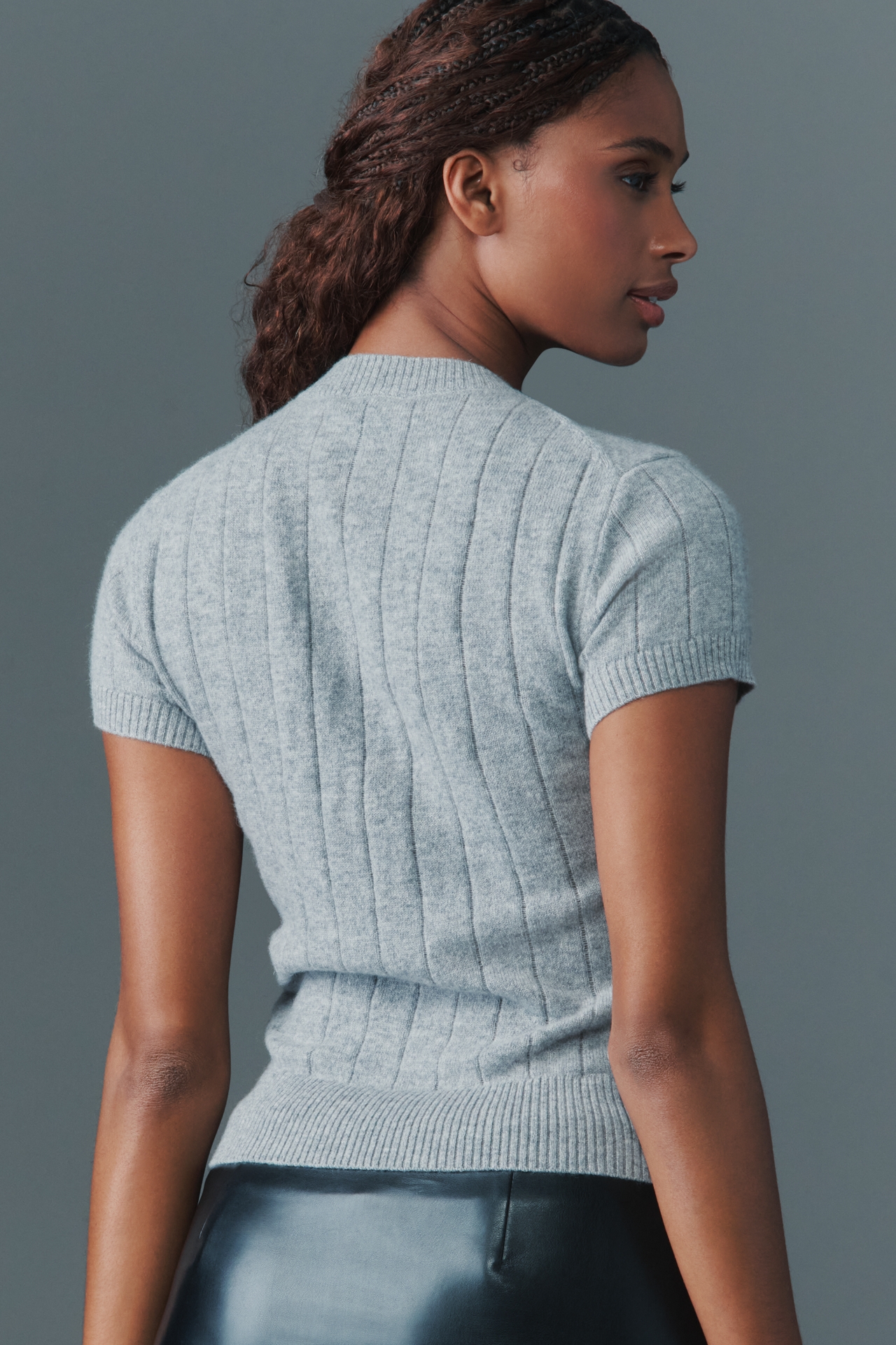 Reformation Darcy Cashmere Sweater Tee
