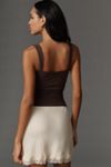 By Anthropologie Smocked Soft Midi Skirt