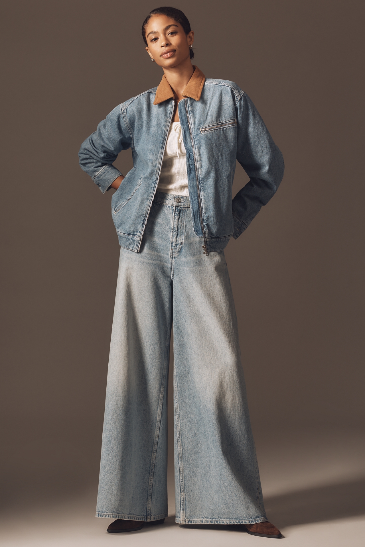 Reformation Harrison Utility Denim Jacket