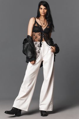 Reformation Cary High-Rise Slouchy Wide-Leg Jeans