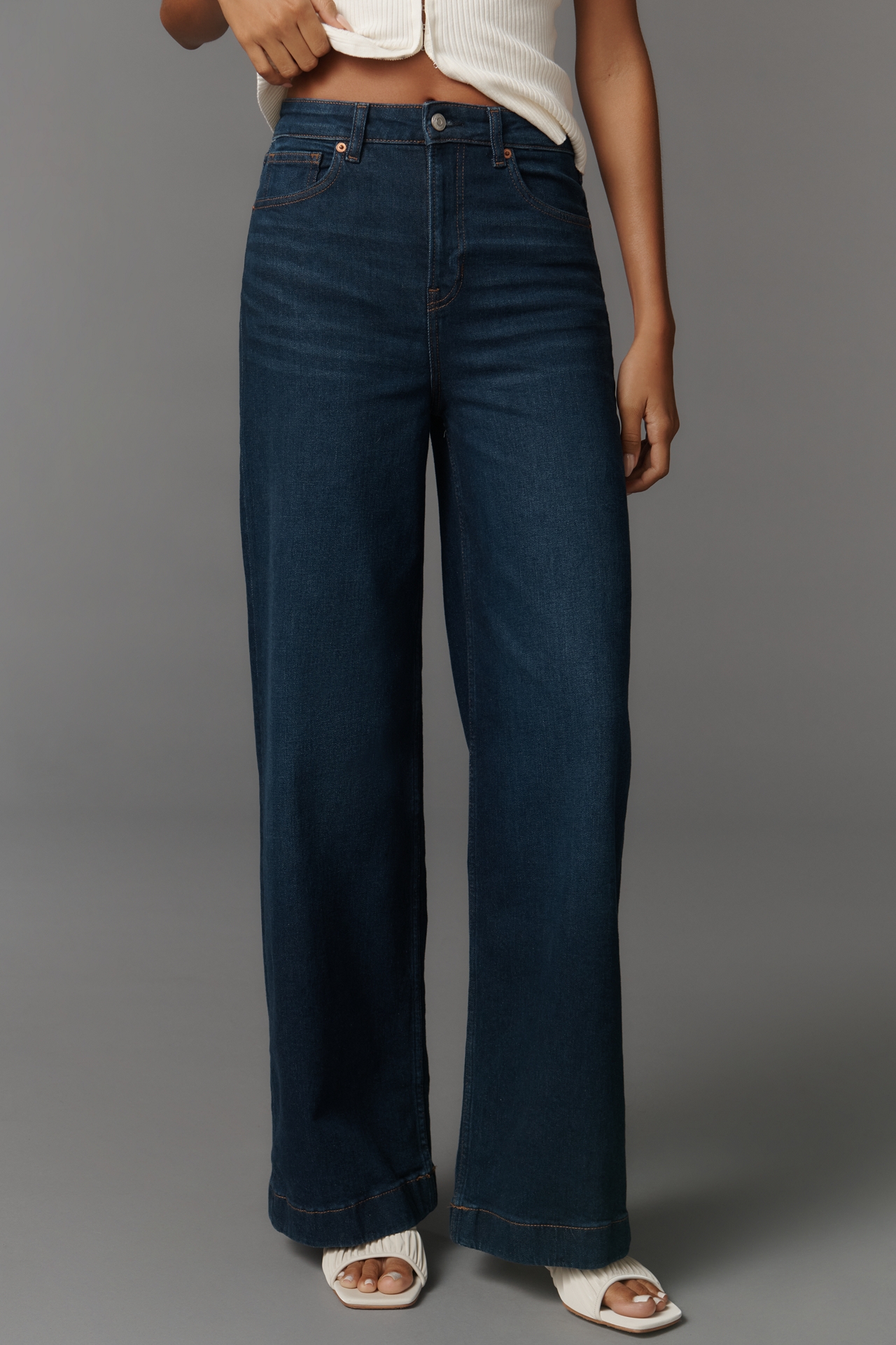Reformation Bex High-Rise Wide-Leg Jeans