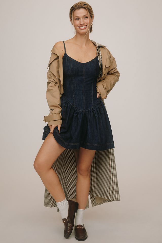 Reformation Lottie Denim Mini Dress #2