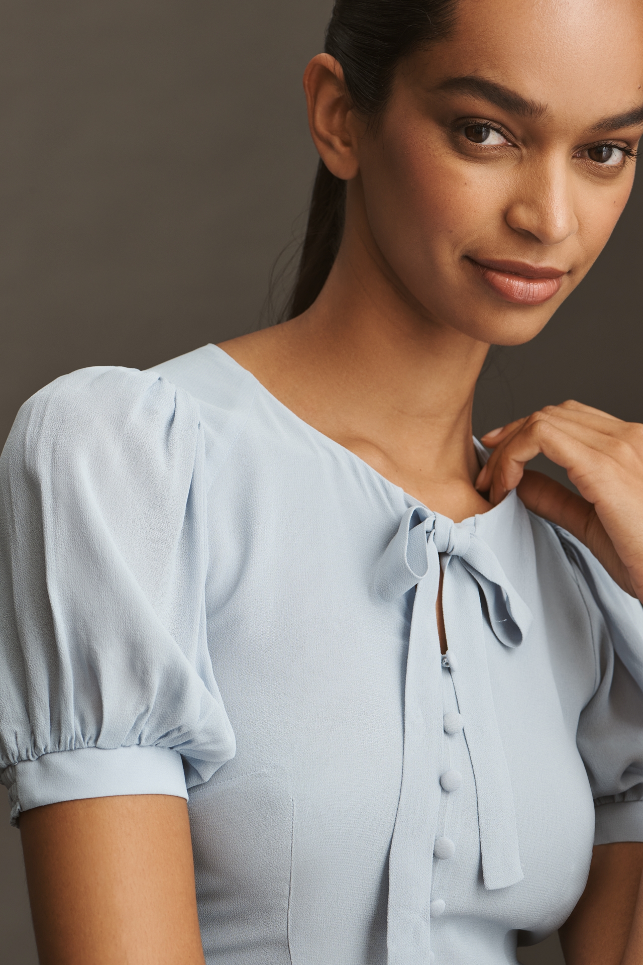 Reformation Delia Bow Midi Dress