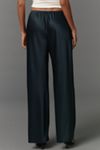 Reformation Gale Satin Mid-Rise Bias Pants