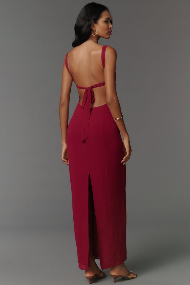 Reformation Chime Open-Back Maxi Dress #1