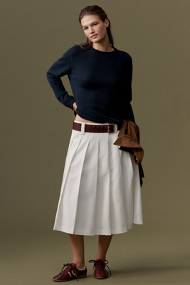 Reformation Cashmere Boyfriend Sweater In Blue