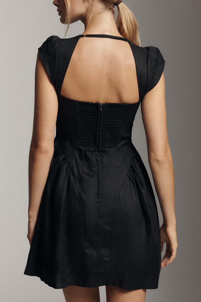 Reformation Oaklyn Linen Mini Dress #1