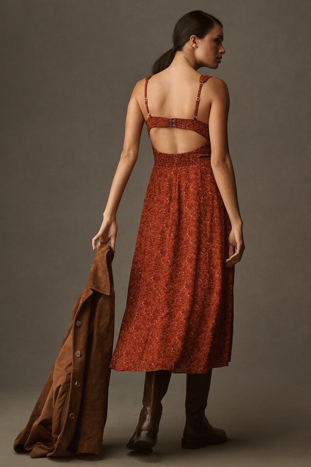 Reformation Lela Sweetheart A-Line Midi Dress #2