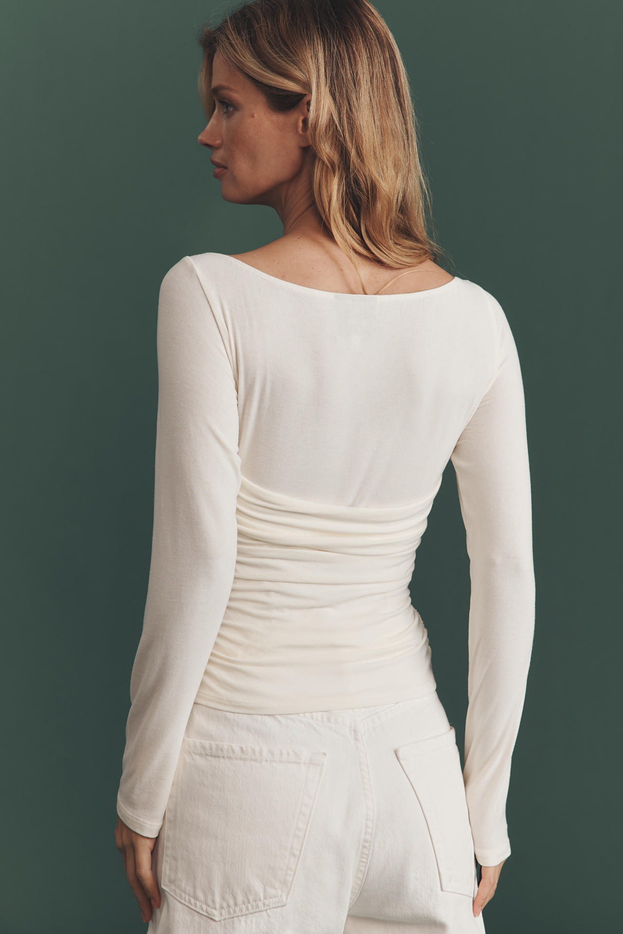 Reformation Julian Long-Sleeve Knit Top