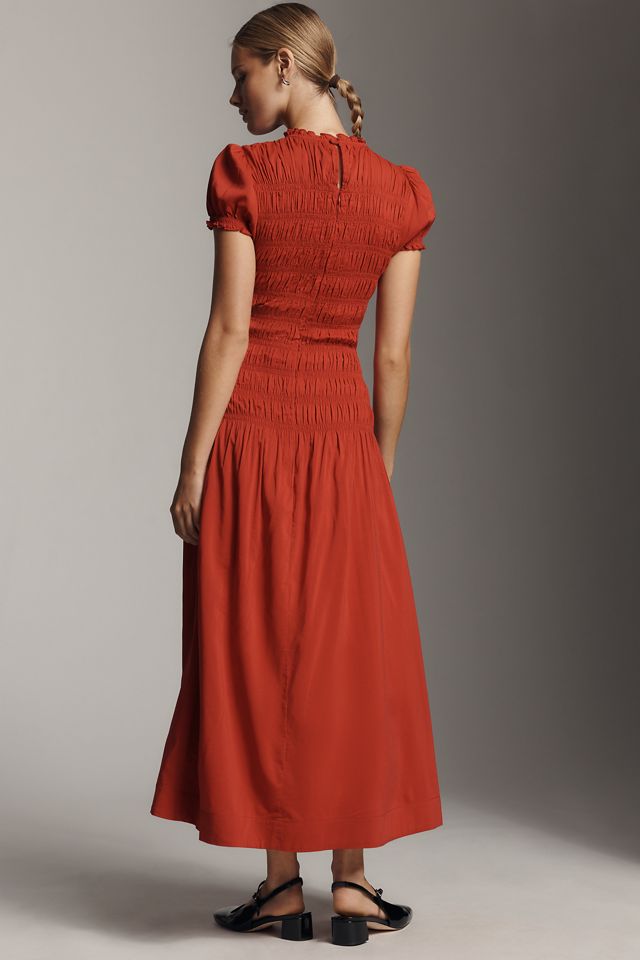Reformation Kiria Smocked Midi Dress #1
